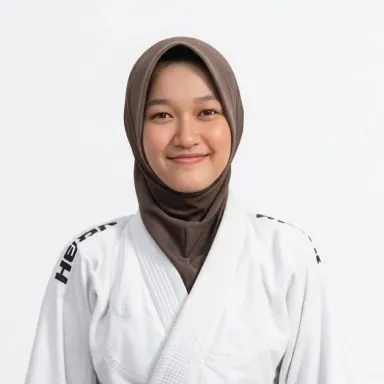 Foto Gevina Syelin Bunga Islami